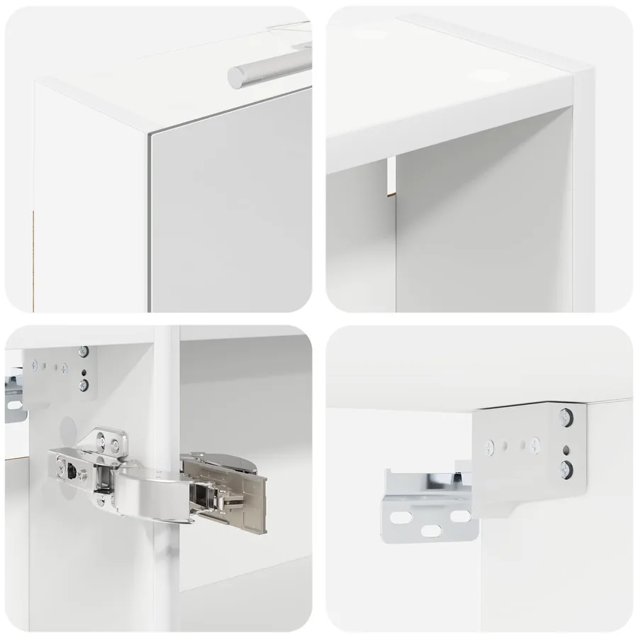 Ensemble de Meubles de Salle de Bain 3 pcs 140 x 14,5 x 70 cm - 8