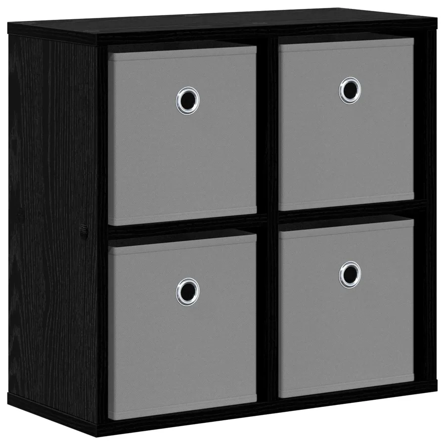 Buffet avec tiroir Chêne noir 49,5 x 22 x 47 cm - 2