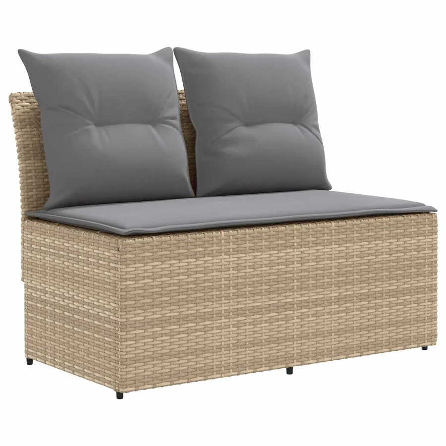 2 Pièce Canapé du milieu de jardin avec table relevable - 5