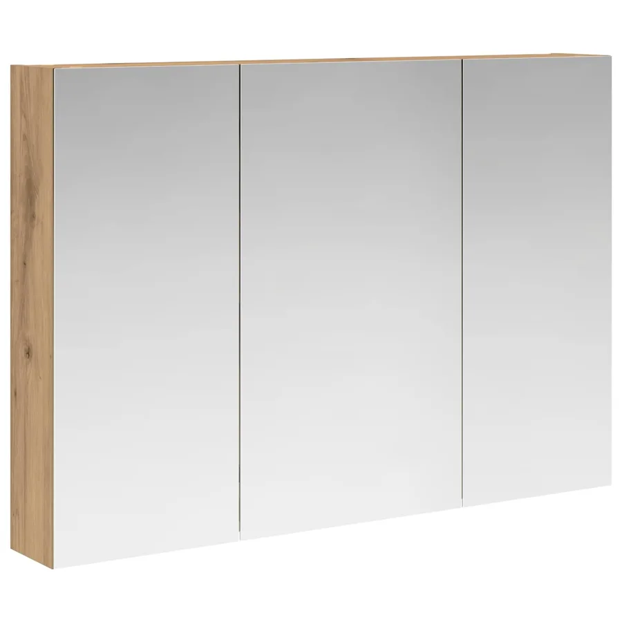Armoire Miroir de Salle de Bain Chêne artisan - 2