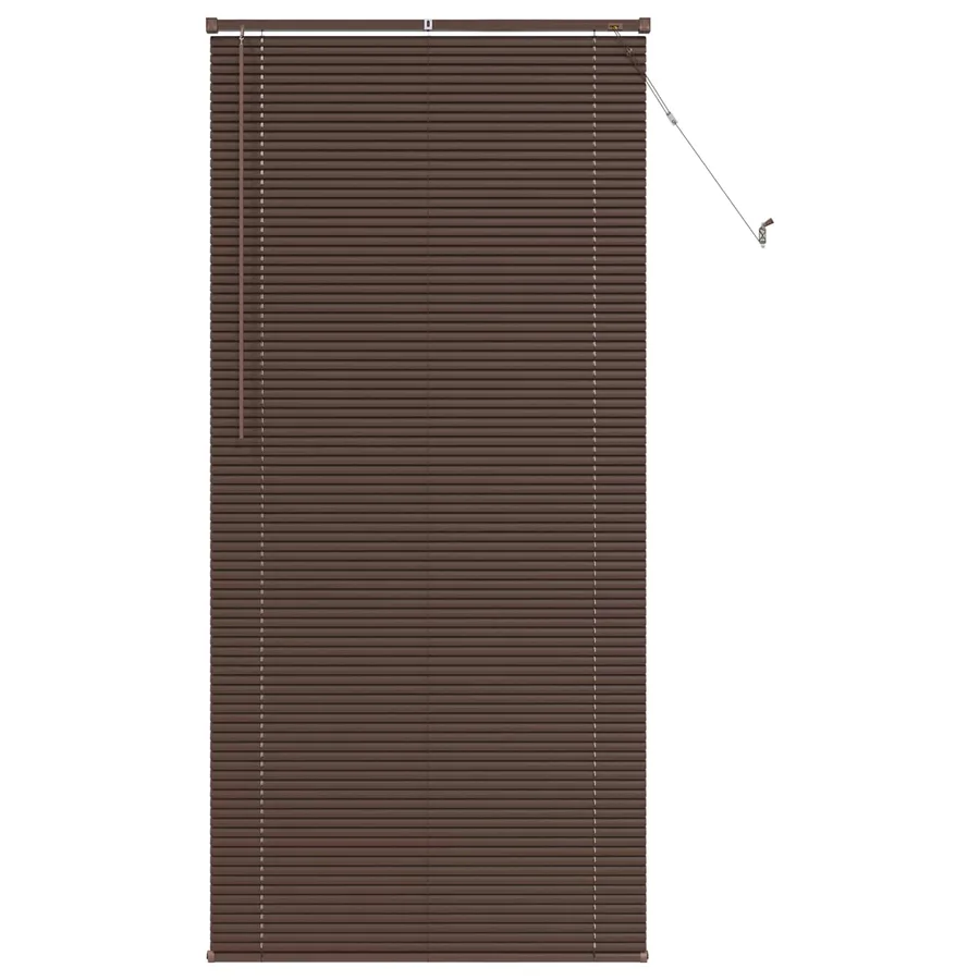 Store Vénitien Marron foncé avec motif 213 x 100 cm 25 mm PVC - 2