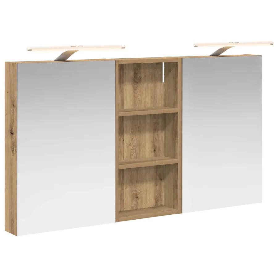 Ensemble de Meubles de Salle de Bain 3 pc 110 x 10,5 x 60,5 cm - 2
