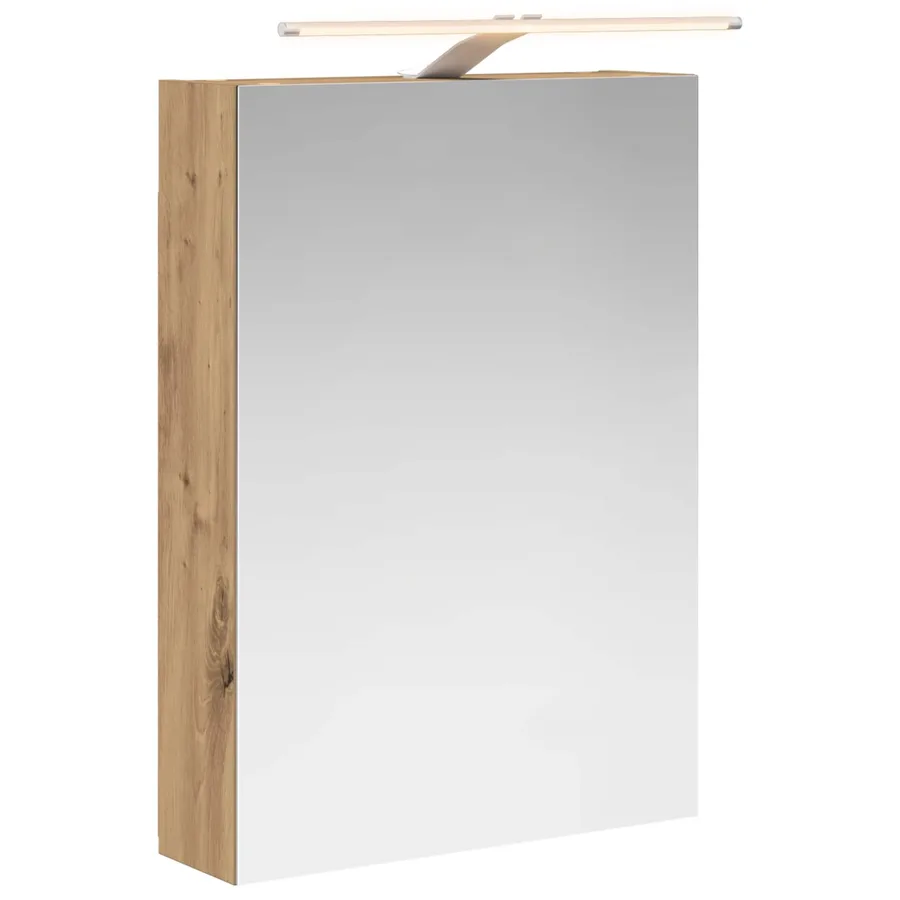 Armoire Miroir de Salle de Bain Chêne artisan 50 x 14,5 x 70 cm - 2