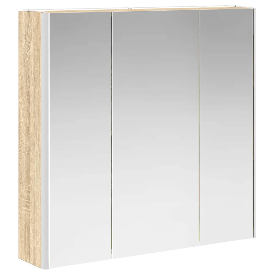 Armoire Miroir de Salle de Bain Chêne Sonoma - 5