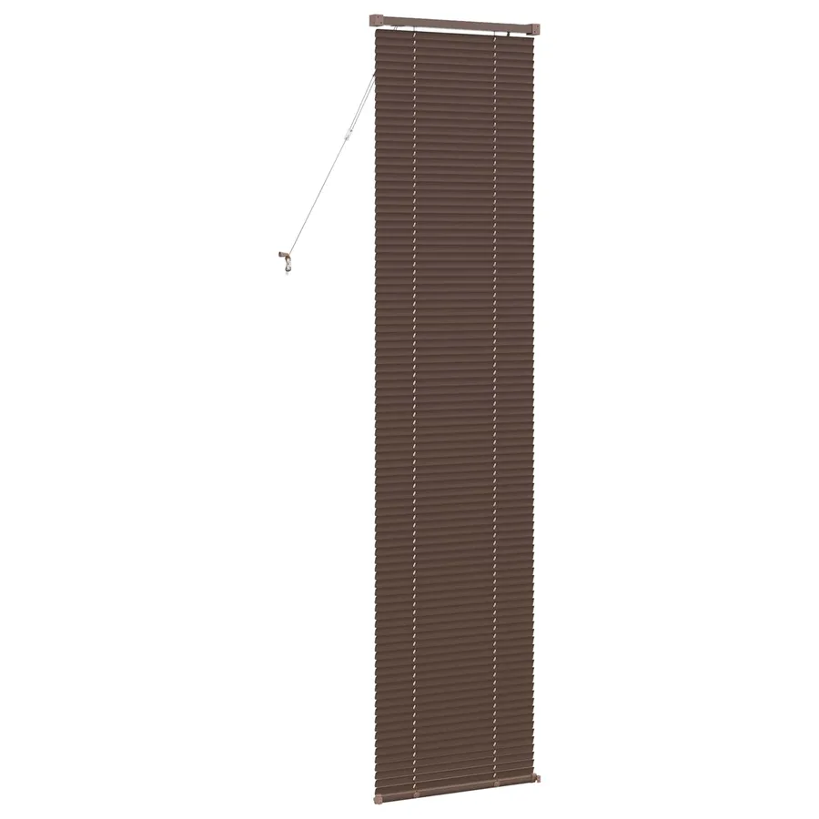 Store Vénitien Marron foncé avec motif 213 x 50 cm 25 mm PVC - 6