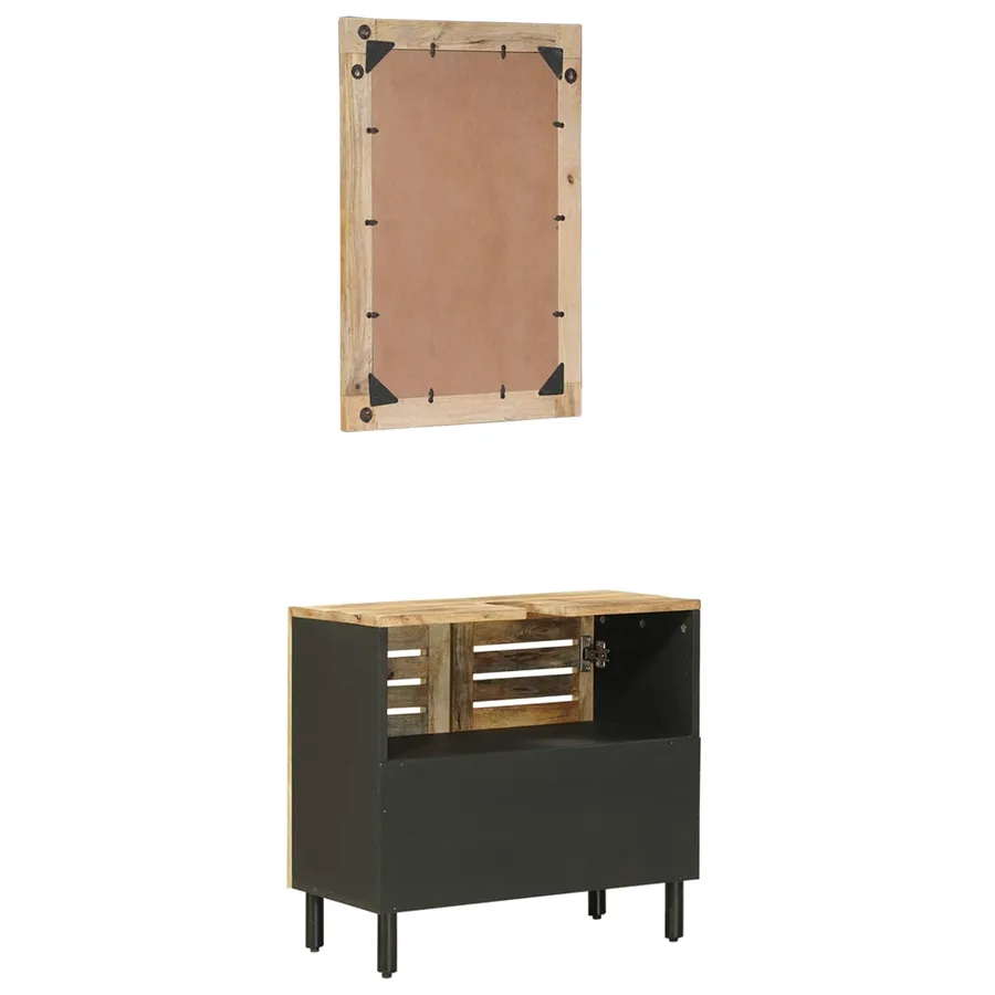 Ensemble de Meubles de Salle de Bain 2 pc Naturel - 7