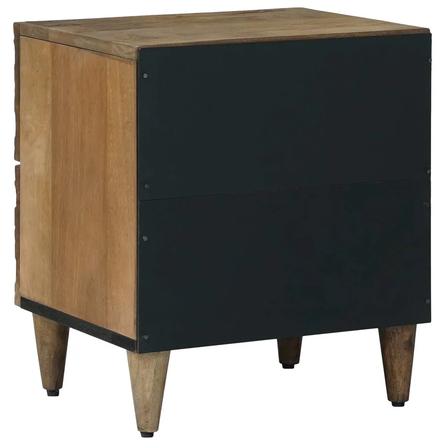 Cabinet de chevet Marron 40 x 33,5 x 46 cm - 5