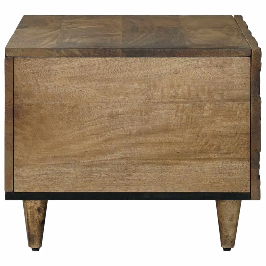 Table basse Marron 80 x 50 x 40 cm Bois de mangue massif - 4