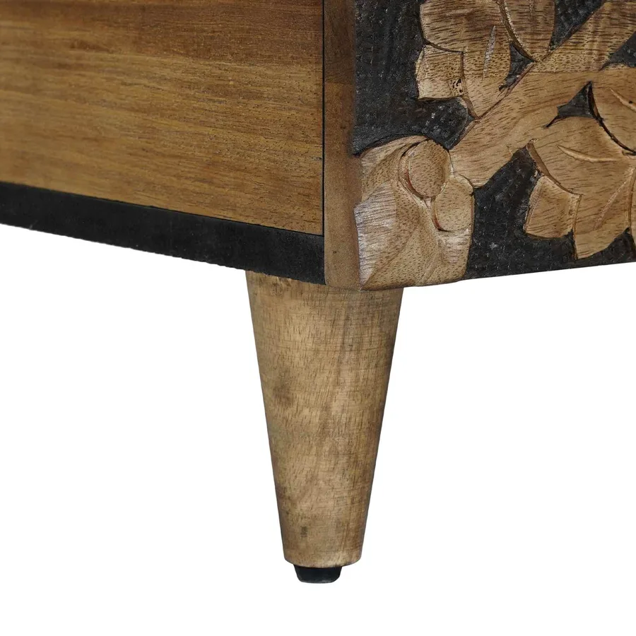 Table basse Marron 80 x 50 x 40 cm Bois de mangue massif - 8