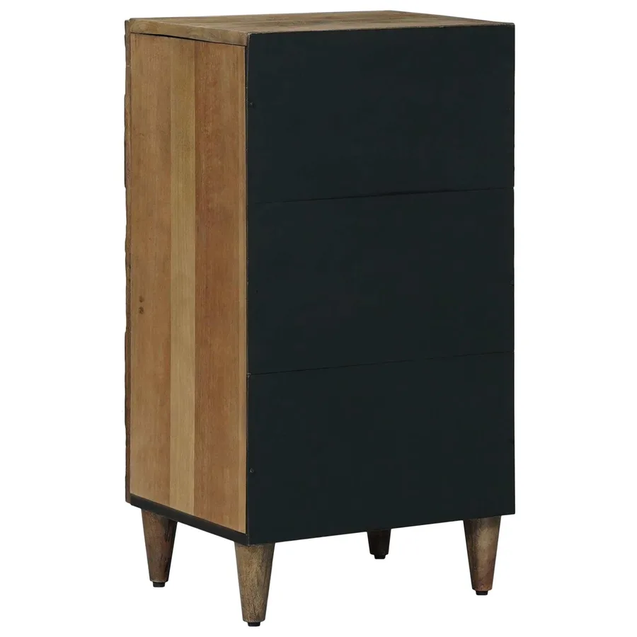Buffet Marron 40 x 33,5 x 75 cm Bois de mangue massif - 5