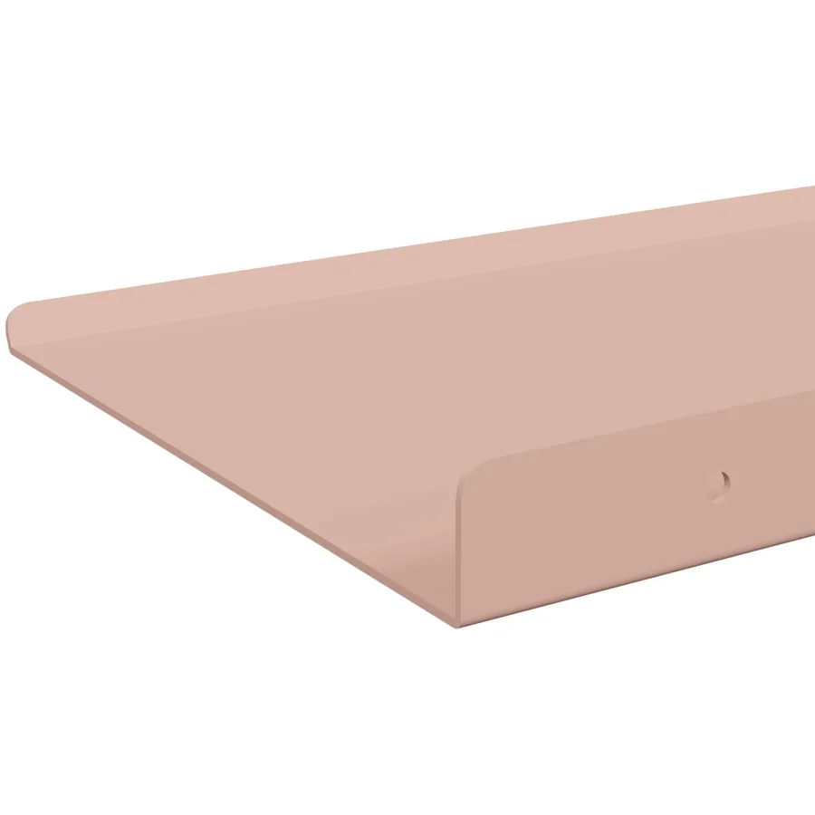 Étagère flottante 2 pcs Rose 40 x 18 x 2,5 cm Acier - 7
