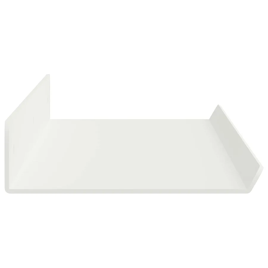 Étagère flottante 2 pcs Blanc 60 x 8,5 x 2,5 cm Acier - 6