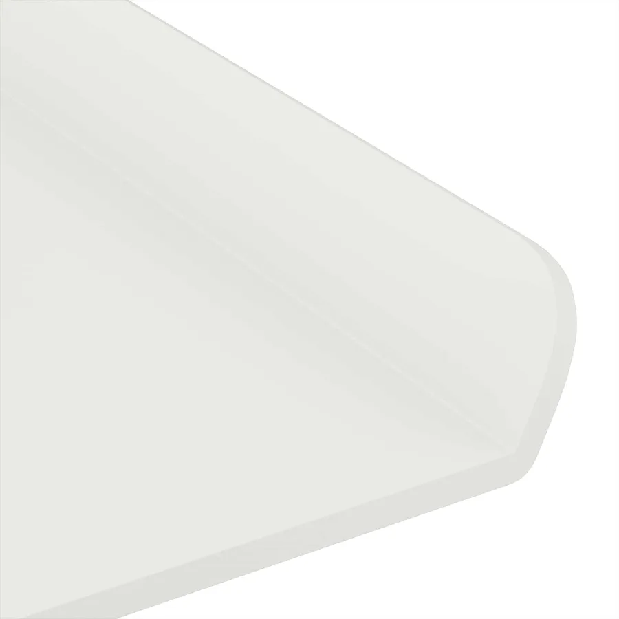 Étagère flottante 2 pcs Blanc 60 x 8,5 x 2,5 cm Acier - 9
