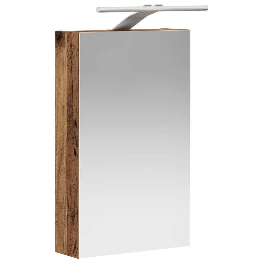 Armoire Miroir de Salle de Bain Bois ancien 30 x 10,5 x 50 cm - 5