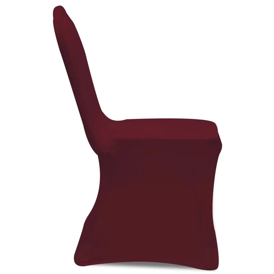 50 Housses de chaise extensibles bordeaux - 3