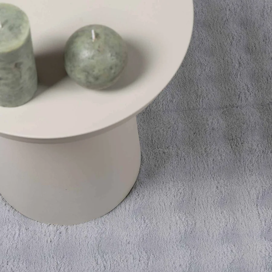 Tapis de surface Rond SIROLO Gris Ø 160 CM Polyester - 6