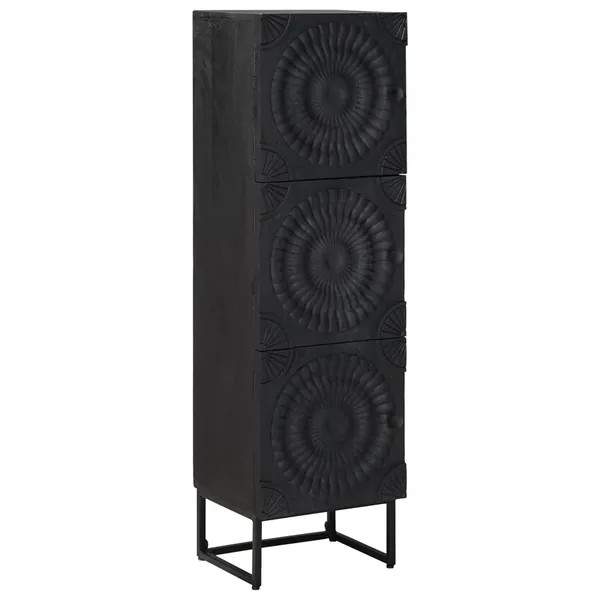 Haut Armoire Noir 35 x 30 x 120 cm