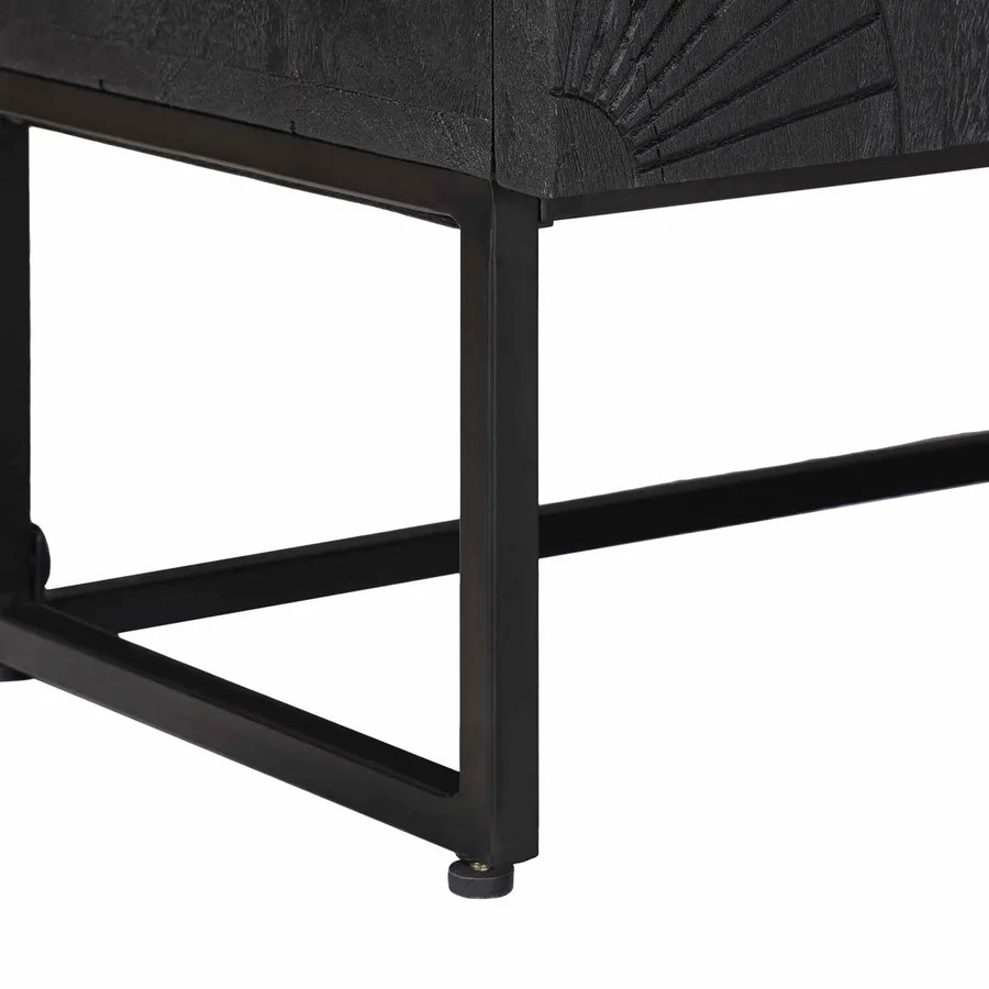 Haut Armoire Noir 35 x 30 x 120 cm - 10
