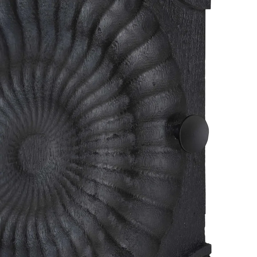 Haut Armoire Noir 35 x 30 x 120 cm - 9