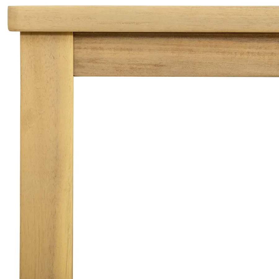 Table console de jardin Acacia clair 110 x 40 x 75 cm - 6