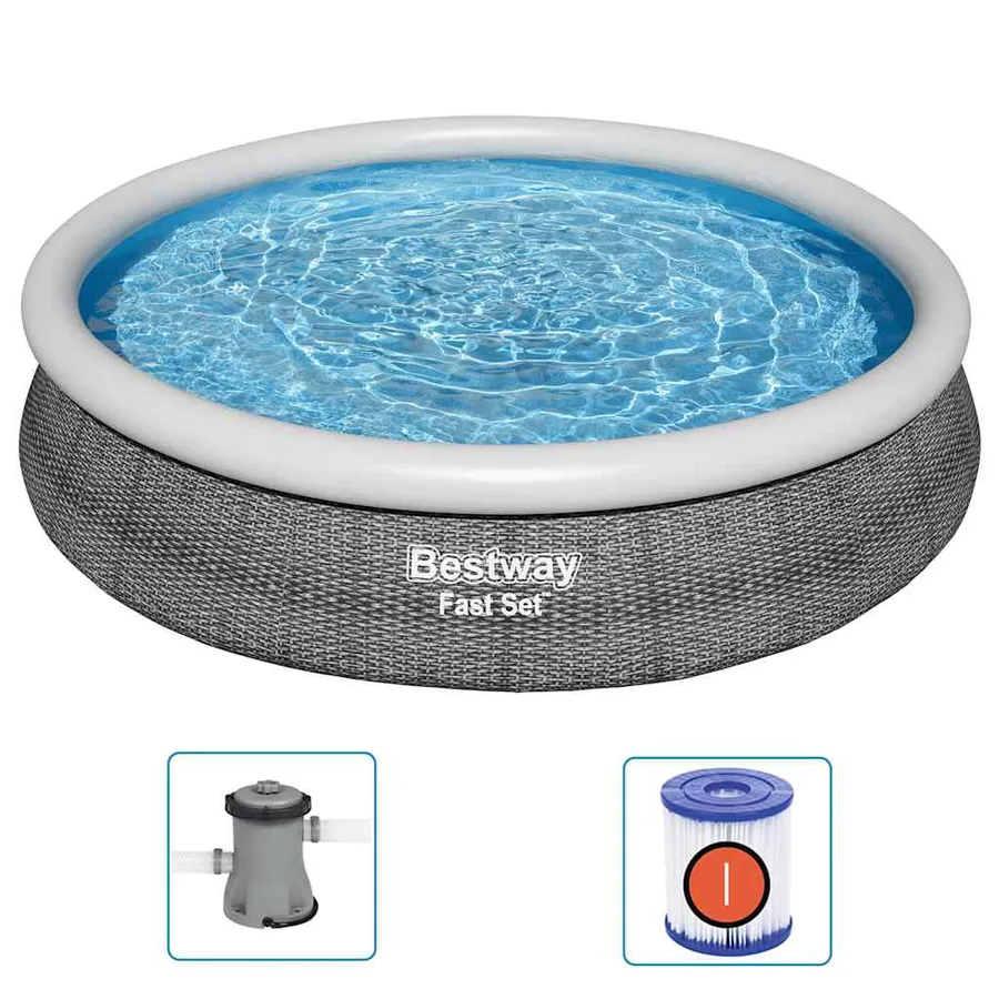 Bestway Ensemble de piscine ronde 366x76 cm - 2