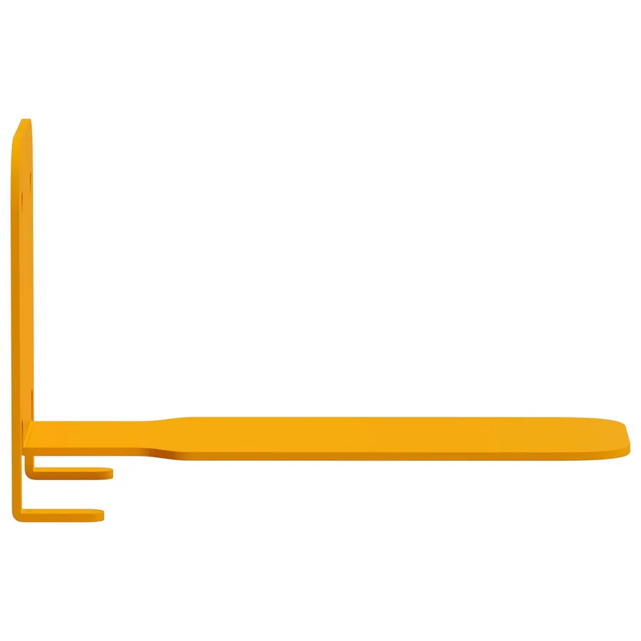 Étagère flottante 4 pcs Jaune moutarde 6 x 10,8 x 6,6 cm - 6