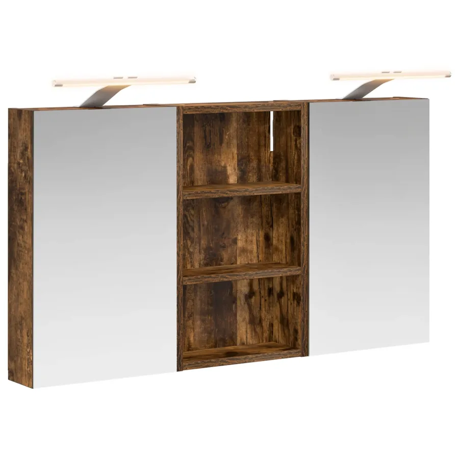 Ensemble de Meubles de Salle de Bain 3 pcs 90 x 10,5 x 50 cm - 2