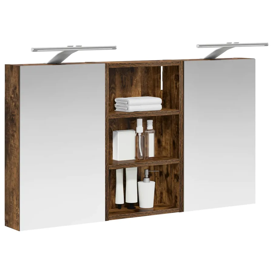 Ensemble de Meubles de Salle de Bain 3 pcs 90 x 10,5 x 50 cm - 3
