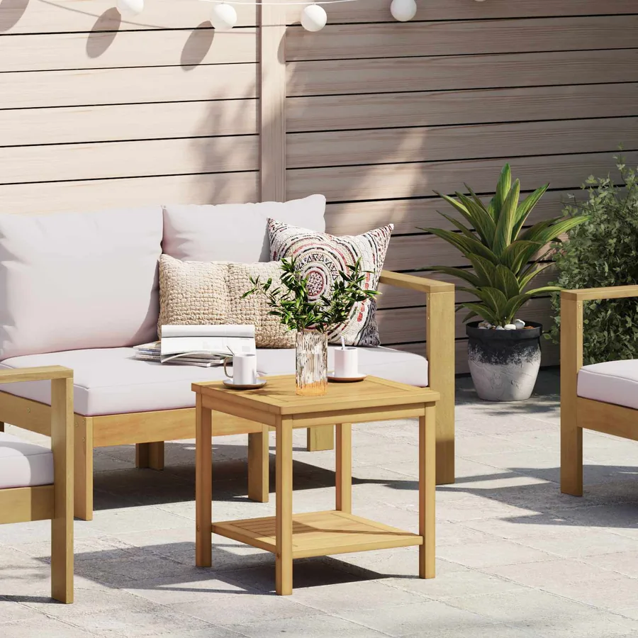 Table d'appoint Huile Naturelle 45 x 45 x 45 cm