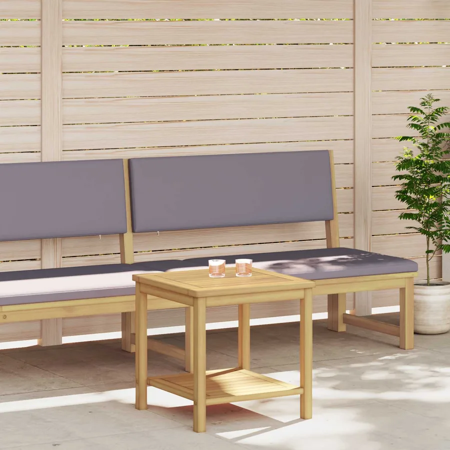 Table d'appoint Huile Naturelle 45 x 45 x 45 cm - 3
