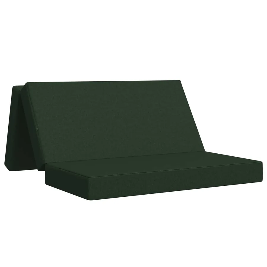 Canapé-lit pliable 160 x 67 x 45 cm Vert foncé - 2