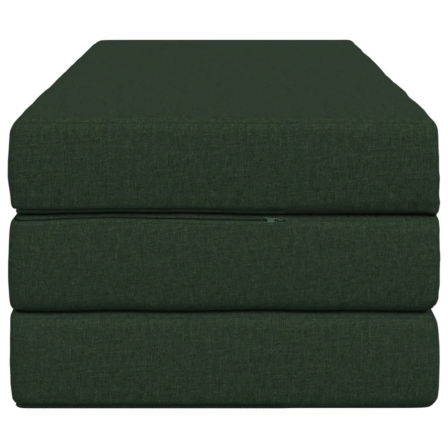Canapé-lit pliable 160 x 67 x 45 cm Vert foncé - 4
