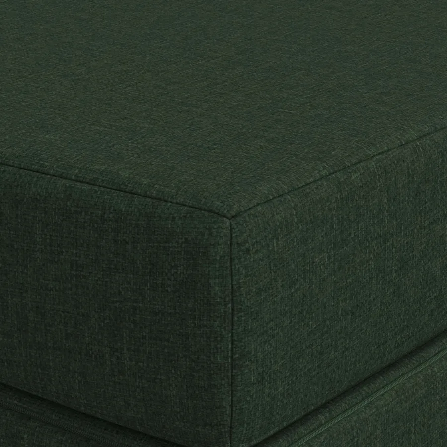 Canapé-lit pliable 160 x 67 x 45 cm Vert foncé - 6
