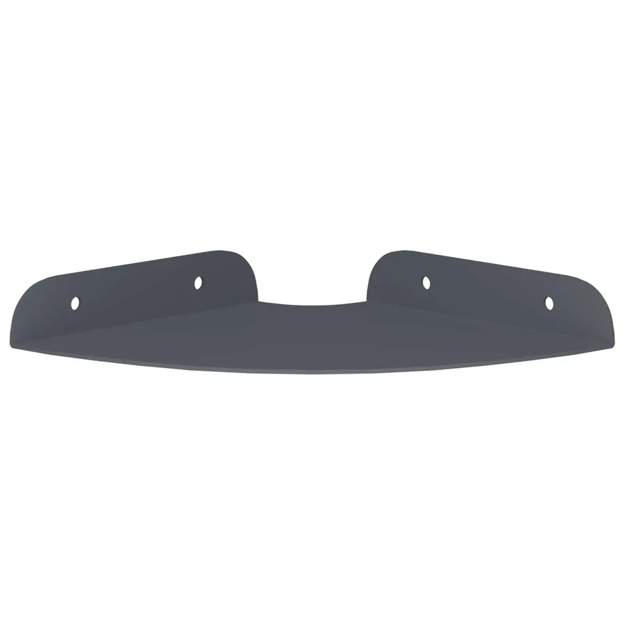 Étagère flottante avec étagère 2 pcs Anthracite 15 x 15 x 2 cm - 5