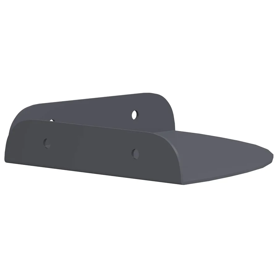 Étagère flottante avec étagère 2 pcs Anthracite 15 x 15 x 2 cm - 6