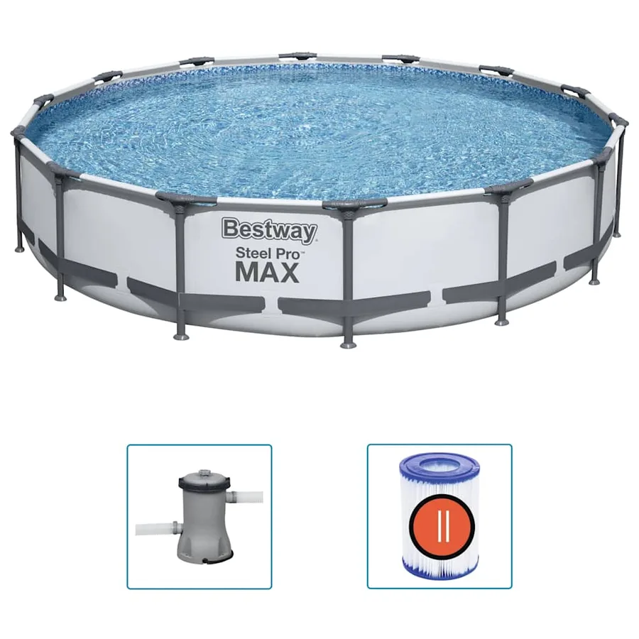 Bestway Ensemble de piscine Steel Pro MAX 427x84 cm - 2