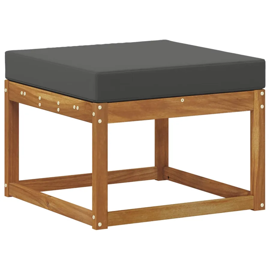 Ensemble de canapés d'extérieur 6 pcs Naturel et Anthracite - 5