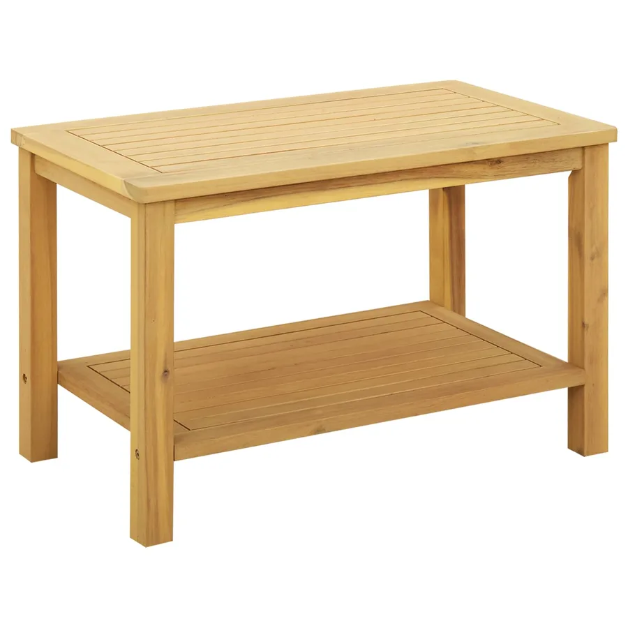 Table d'appoint Huile Naturelle 70 x 40 x 45 cm - 2