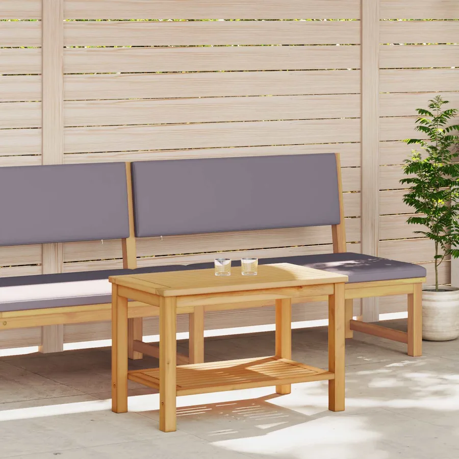 Table d'appoint Huile Naturelle 70 x 40 x 45 cm - 3