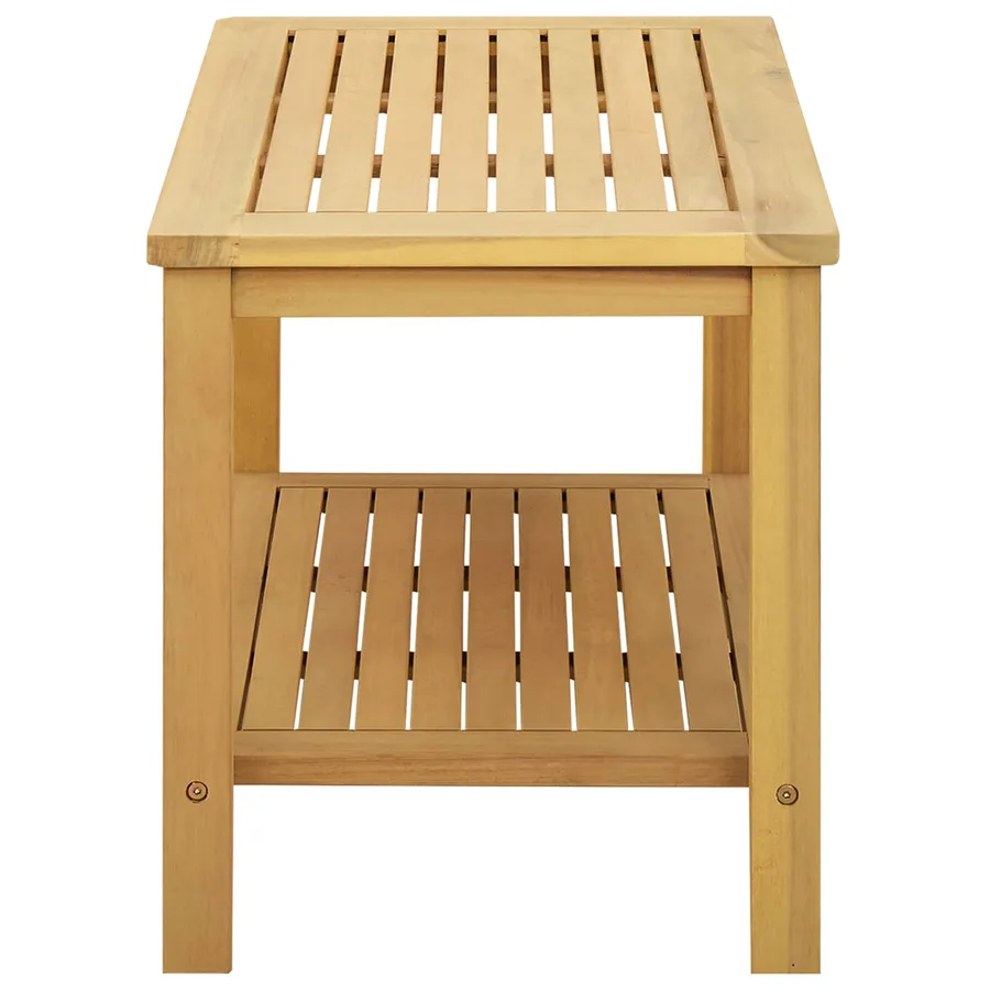 Table d'appoint Huile Naturelle 70 x 40 x 45 cm - 5