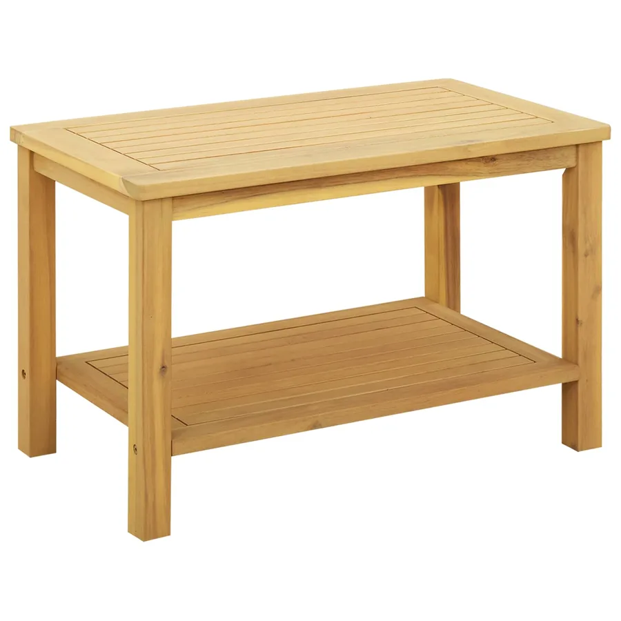 Table d'appoint Huile Naturelle 70 x 40 x 45 cm - 6