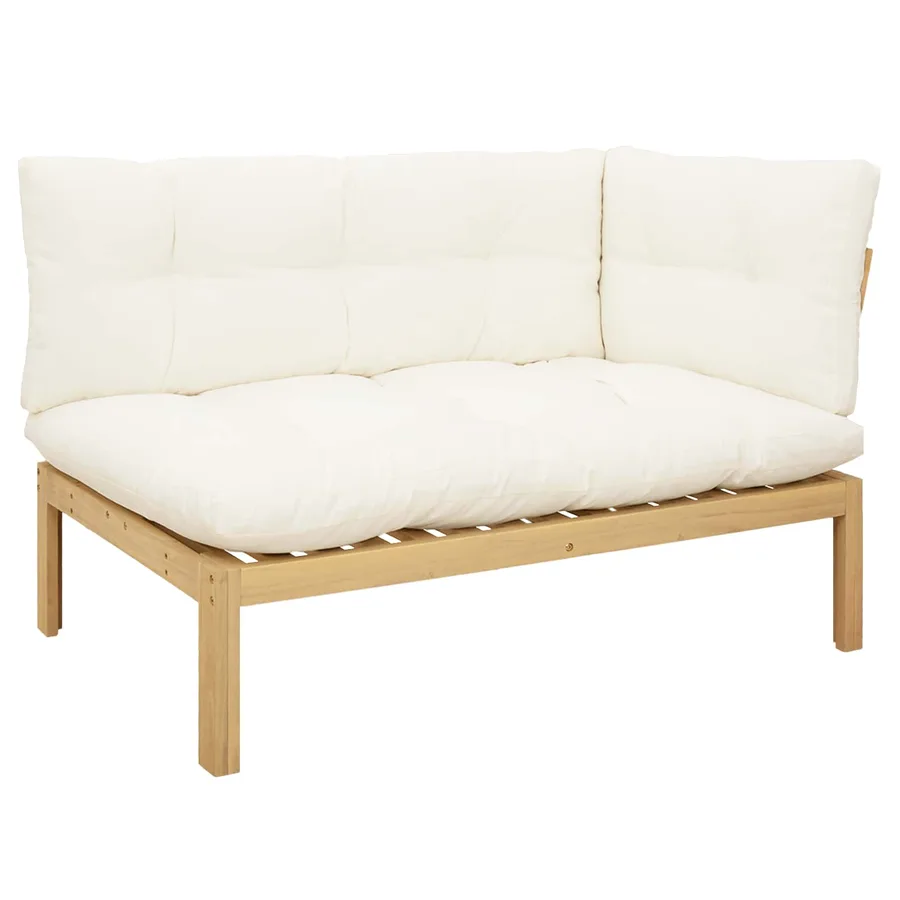 6 Pièce Unité du canapé en palette de jardin - 5