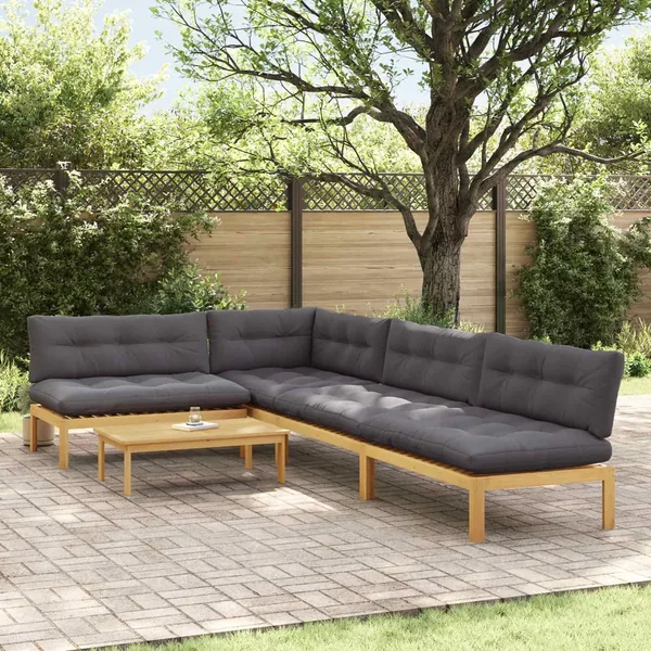 5 Pièce Unité du canapé en palette de jardin