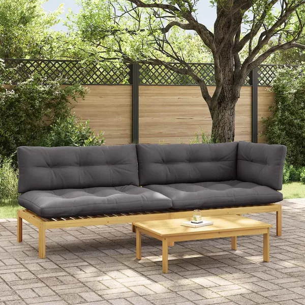 3 Pièce Unité du canapé en palette de jardin