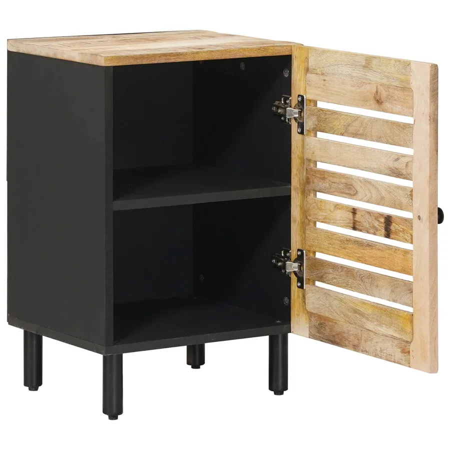Cabinet de salle de bain Marron et Noir 38 x 33,5 x 58 cm - 3