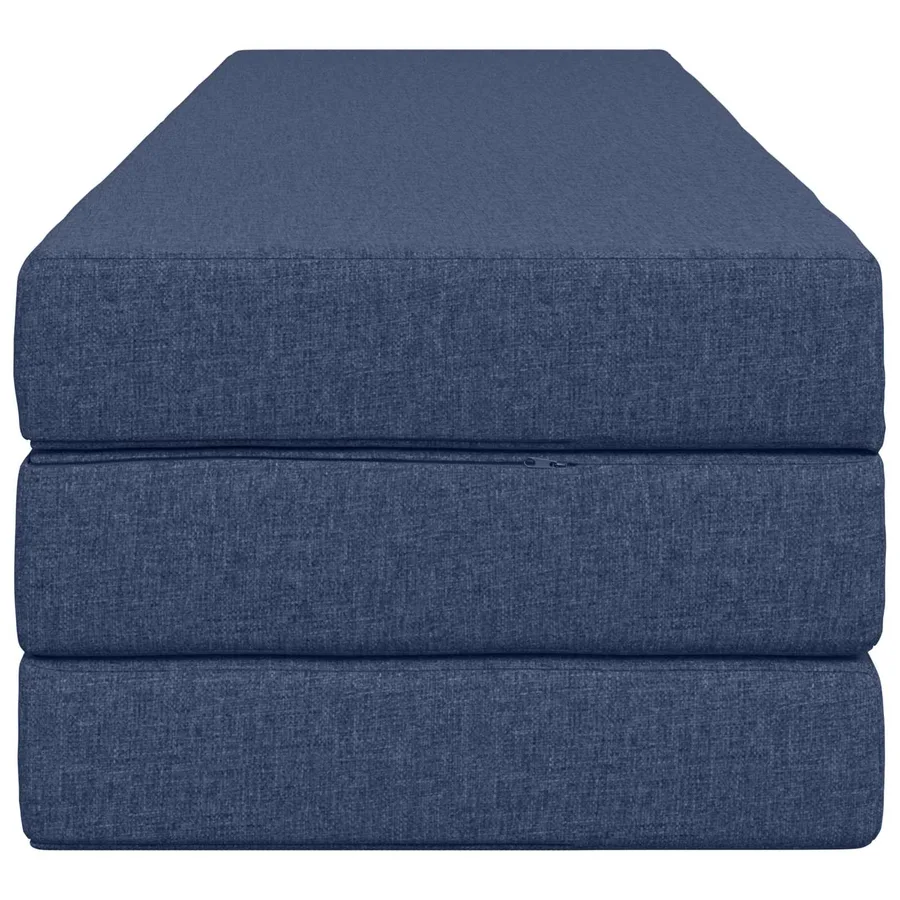 Canapé-lit pliable 180 x 67 x 45 cm Bleu - 4