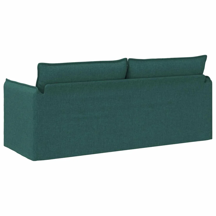 Canapé Vert foncé 196 x 82 x 85 cm tissu - 6