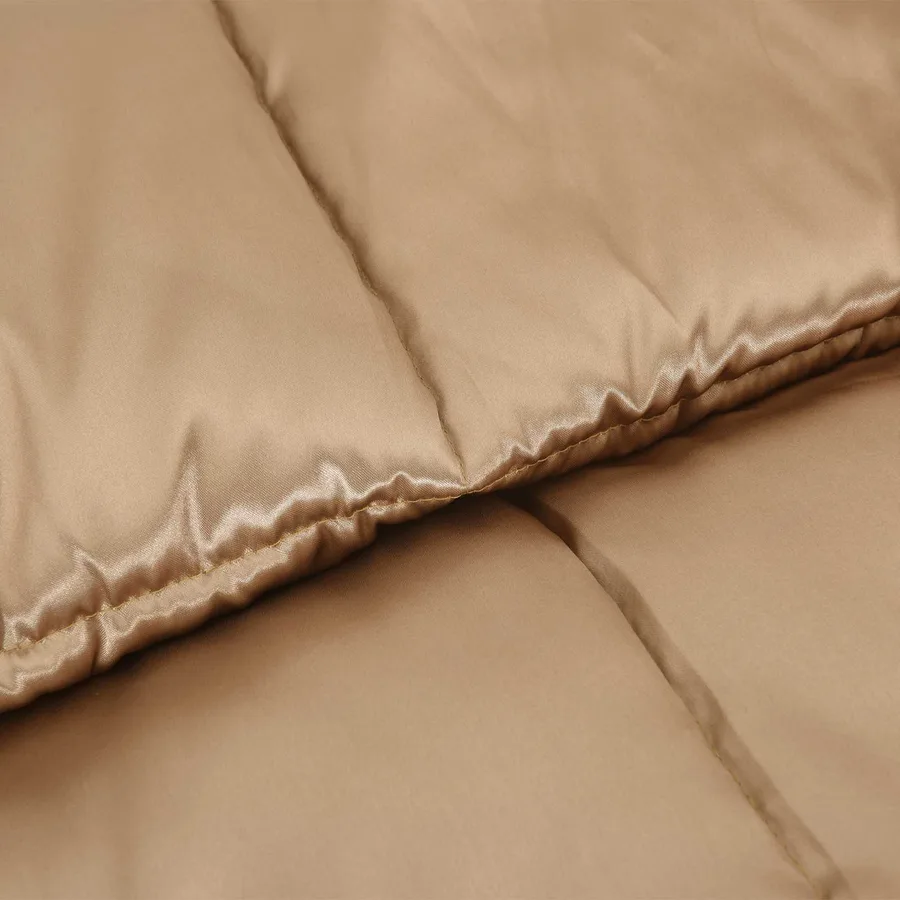Duvet d'été simple Doré 140 x 220 cm Satin et Microfibre - 7