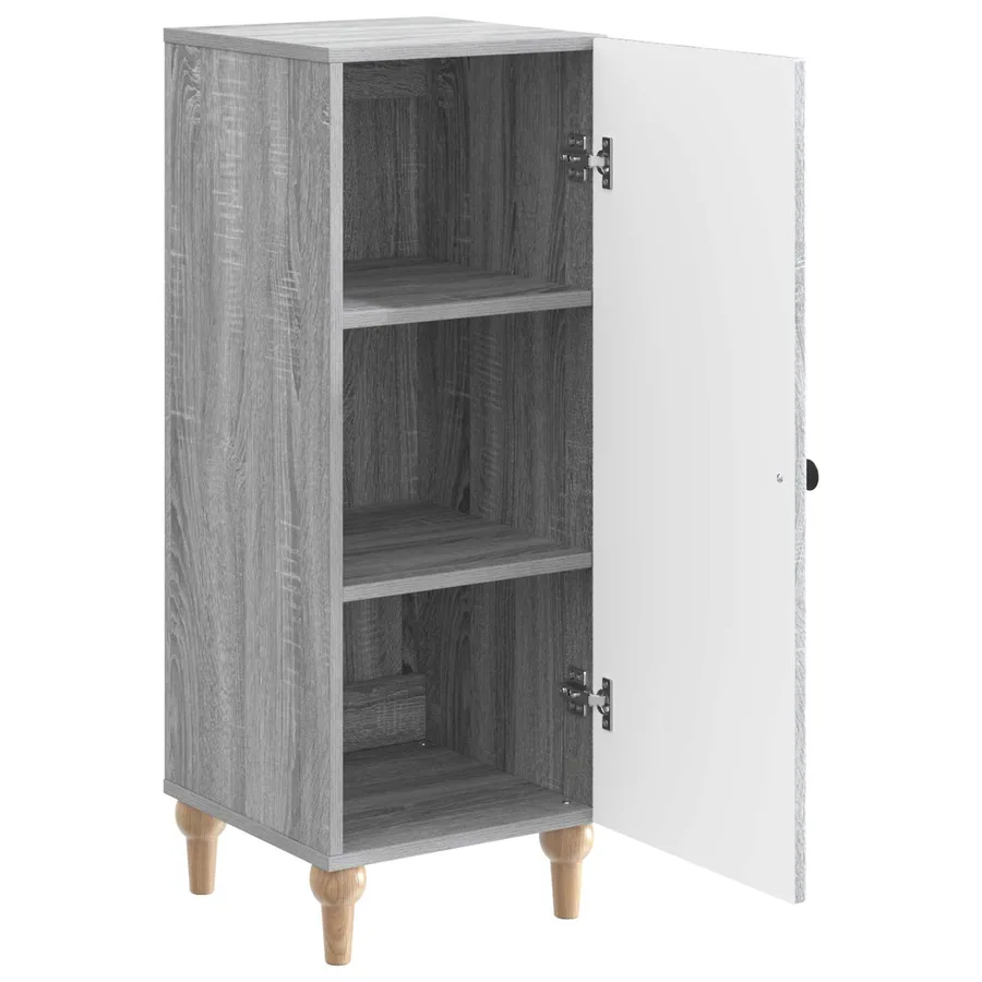 Buffet Sonoma gris 33 x 34,5 x 90 cm Bois d'ingénierie - 5
