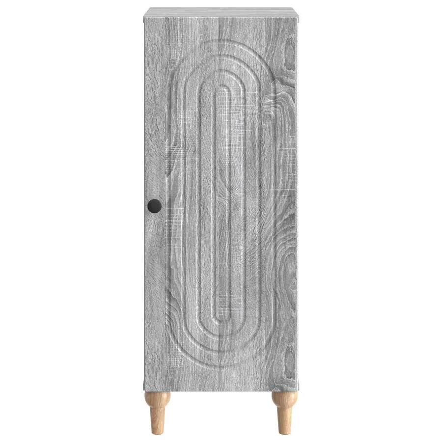 Buffet Sonoma gris 33 x 34,5 x 90 cm Bois d'ingénierie - 6